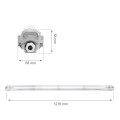 Oprawa hermetyczna LIMEA LED TUBE SLIM HERMETYK G13 1x120 IP65 mm SZARY SLI028032_SLIM Spectrum
