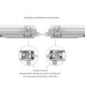 Oprawa hermetyczna LIMEA LED TUBE SLIM HERMETYK G13 2x120 IP65 SZARY SLI028015_SLIM Spectrum