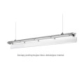 Oprawa hermetyczna LIMEA LED TUBE SLIM HERMETYK G13 2x120 IP65 SZARY SLI028015_SLIM Spectrum