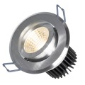 Oczko sufitowe FIALE II 6W COB 38° LED pierścień szczotkowane aluminium SLI021030NW Spectrum