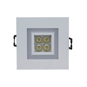 Oczko sufitowe FIALE 4LED 4x1W 30° SQUARE Z RAMKĄ CIEPŁOBIAŁĄ OCZKA LEDOWE SLI021017WW_WW Spectrum