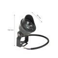Oprawa ogrodowa FLORI SPOT 5W 24V 25° IP65 SZARY SLI002017WW Spectrum