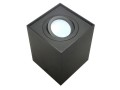 Oprawa natynkowa tuba czarna kwadratowa SIROCO BLACK 012667 Bowi