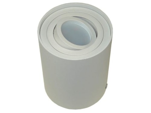 Oprawa natynkowa tuba biała okrągła SIROCO 012427 Bowi