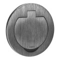  Hermetyczne gniazdo elektryczne okrągłe IP55 szczotkowane aluminium OR-GM-9030 Orno