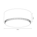 Plafon Drop - Biały (30mm) 1261 Brosline