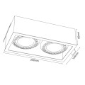 Wpuszczana Cage - in 1-2 - Biały (85mm) 3275 Brosline