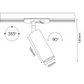 Spot Ace track 40 - Biały - szynoprzewód 230V (165mm) 6253 Brosline