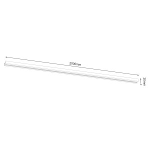 Szynoprzewód 1 - fazowy 230V - Czarny - (2000 mm) 6300 Brosline