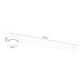 Modułowe pojedyncze Drop Line 1 - Biały (600mm) 1014 Brosline