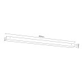 Łącznik długi do systemu modułowego Cube/ Pipe/Drop move - Czarny 1019 Brosline