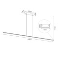 Wisząca Slim P - Czarny (1200mm) 5000 Brosline