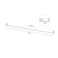 Kinkiet Slim W - Biały (900mm) 4002 Brosline