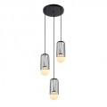 Lampa wisząca Matty  MDM-3939/3 BK Italux