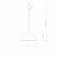 Lampa wisząca HEMISPHERE SUPER S 10618 Nowodvorski Lighting