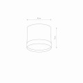Lampa sufitowa SILBA 10476 Nowodvorski Lighting