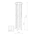 Lampa wisząca LASER 490 10704 Nowodvorski Lighting