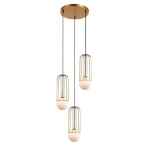 Lampa wisząca Simon  MDM-3938/3 GD Italux