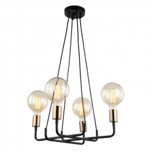 Lampa wisząca Betty  MDM-3901/4 BK+BRO Italux