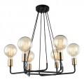 Lampa wisząca Betty  MDM-3901/6 BK+BRO Italux