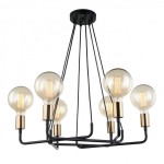 Lampa wisząca Betty  MDM-3901/6 BK+BRO Italux
