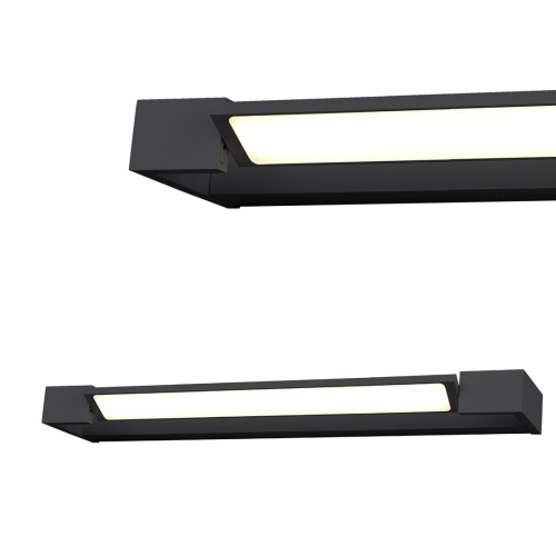 Kinkiet DALI 90 BLACK 3000K barwa ciepła IP44 AZ2896 Azzardo