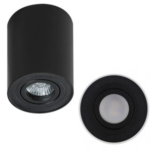 Lampa sufitowa / natynkowa BROSS 1 czarna/czarna AZ2135 Azzardo
