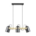 Lampa wisząca FATI Czarny/Złoty A8163-3A Zuma Line