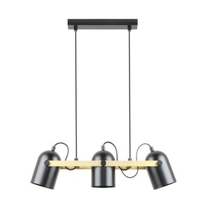 Lampa wisząca FATI Czarny/Złoty A8163-3A Zuma Line