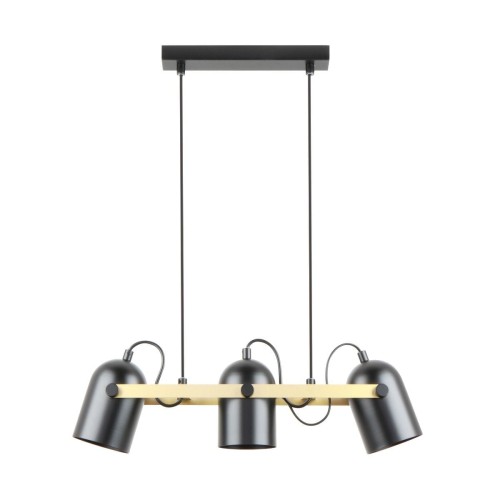 Lampa wisząca FATI Czarny/Złoty A8163-3A Zuma Line