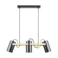 Lampa wisząca RESI Czarny/Złoty A8162-3A Zuma Line