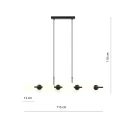 Lampa wisząca RORY 8 OPAL 1205/8 Emibig