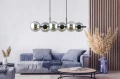 Lampa wisząca RORY 6 GRAFIT 1207/6 Emibig