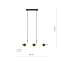 Lampa wisząca RORY 6 OPAL 1205/6 Emibig