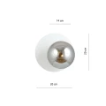 Kinkiet OSLO K1 WHITE/GRAFIT 1188/K1 Emibig