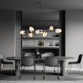 Lampa wisząca PANDORA 8 BL MIODOWY 1264/8 Emibig