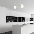 Lampa sufitowa  SOPRA 2 WH OPAL 1258/2 Emibig