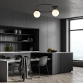 Lampa sufitowa  SOPRA 2 BL OPAL 1257/2 Emibig
