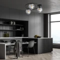 Lampa sufitowa  SOPRA 3 BL GRAFIT 1256/3 Emibig