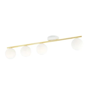 Lampa sufitowa  MONZA 4 WH OPAL 1253/4 Emibig