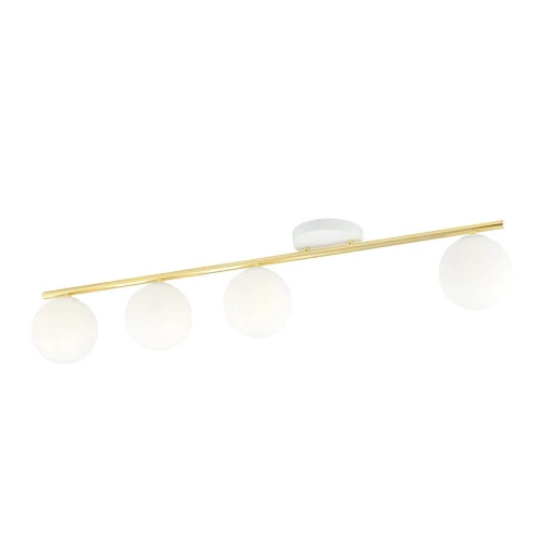 Lampa sufitowa  MONZA 4 WH OPAL 1253/4 Emibig