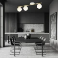 Lampa sufitowa  MONZA 3 WH OPAL 1253/3 Emibig