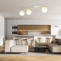 Lampa sufitowa  MONZA 3 WH OPAL 1253/3 Emibig