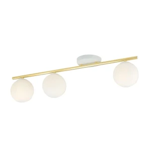 Lampa sufitowa  MONZA 3 WH OPAL 1253/3 Emibig