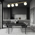 Lampa sufitowa  MONZA 4 BL OPAL 1252/4 Emibig