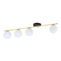 Lampa sufitowa  MONZA 4 BL OPAL 1252/4 Emibig