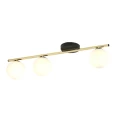 Lampa sufitowa  MONZA 3 BL OPAL 1252/3 Emibig