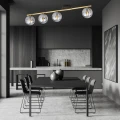 Lampa sufitowa  MONZA 4 BL GRAFIT 1250/4 Emibig