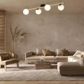Lampa sufitowa  SPLENDI 4 BL OPAL 1248/4 Emibig