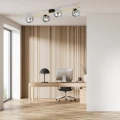 Lampa sufitowa  SPLENDI 4 BL GRAFIT 1246/4 Emibig